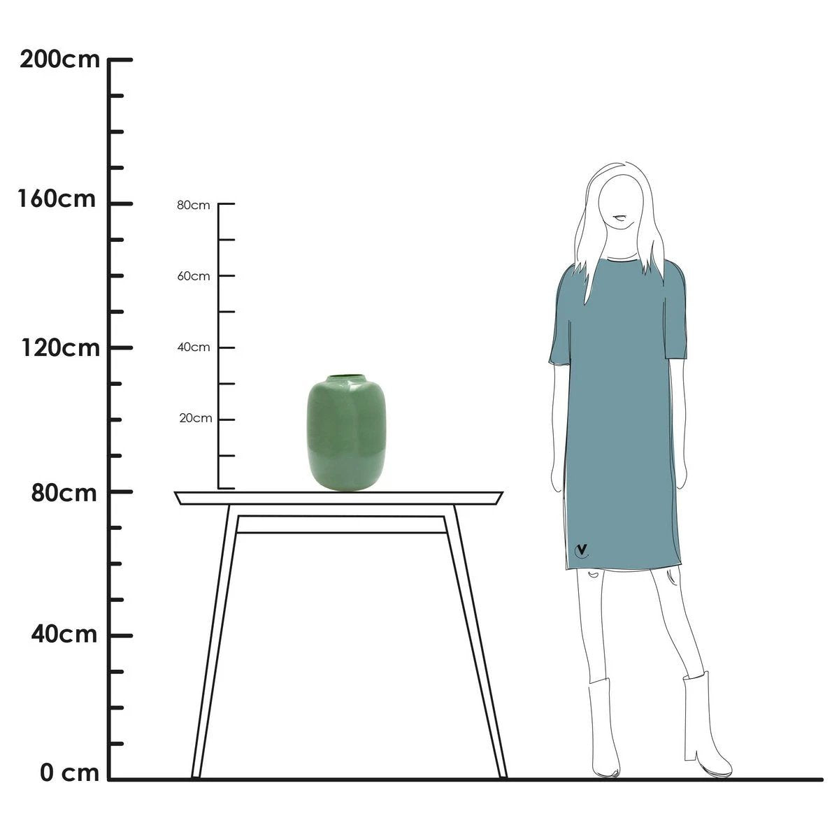 Vaas - Artic pastel green by Vase The World