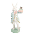 Decoration Statue Rabbit 13x11x28 cm White Plastic by Clayre & Eef.