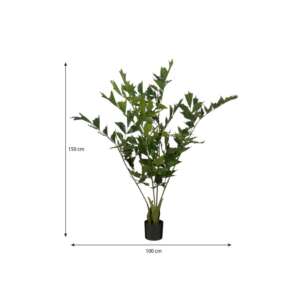 Artificial Plant Fishtail Green by Mica Decorations
