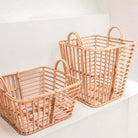 Laundry Basket | Plant Basket | Storage Basket KUPANG made from Rattan (3 sizes) by Soeji