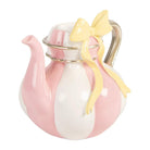 Candlestick Teapot 13x10x11 cm Pink Plastic by Clayre & Eef.