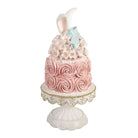 Decoration Image Cake Ø 17x35 cm White Plastic by Clayre & Eef.
