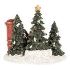 Christmas decoration with LED lighting child 16x12x14 cm red plastic by Clayre & Eef.
