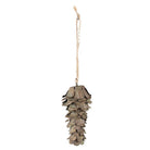 Decoration pendant pine cone 5x5x12 cm by Clayre & Eef.