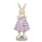 Decoration rabbit 12x10x27 cm by Clayre & Eef.