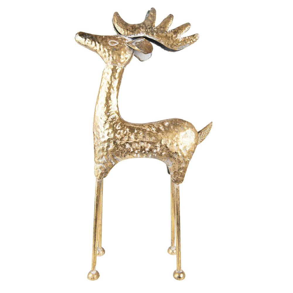 Dekorative Hirschstatue 34x13x73 cm von Clayre & Eef.