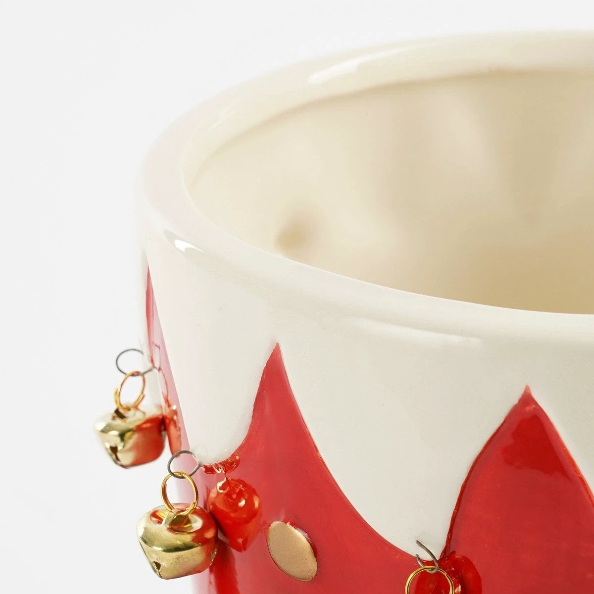 Christmas flowerpot inside Funny Red by Mica Decorations