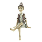 Image Pinocchio 23 cm Beige red plastic home accessories by Clayre & Eef.