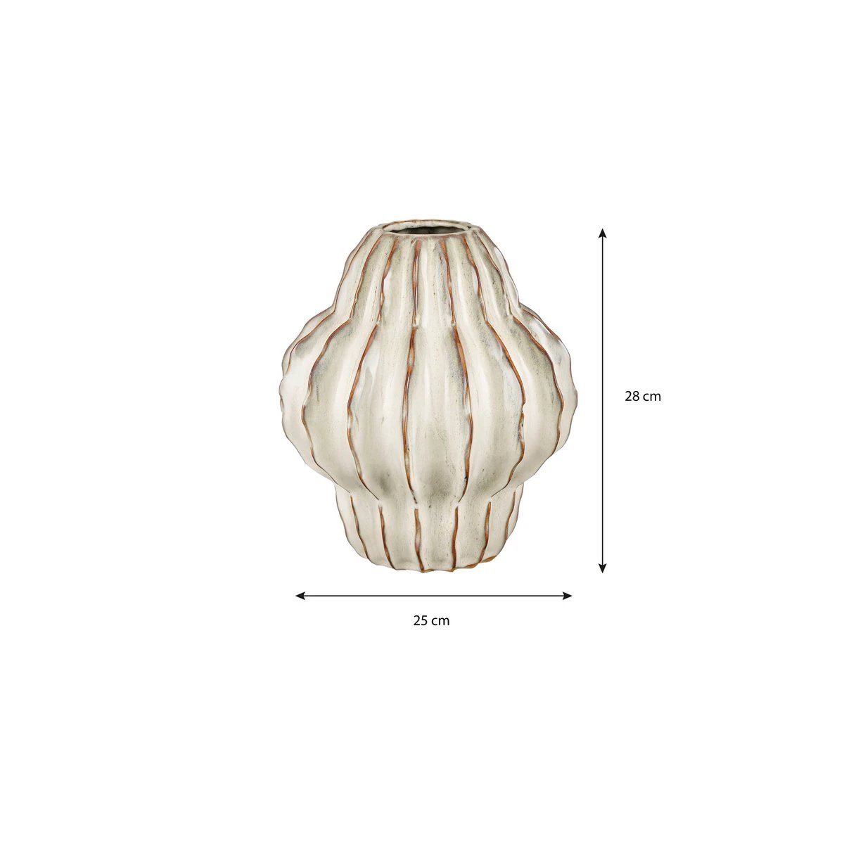 Vase Altea Off-white by Mica Decorations