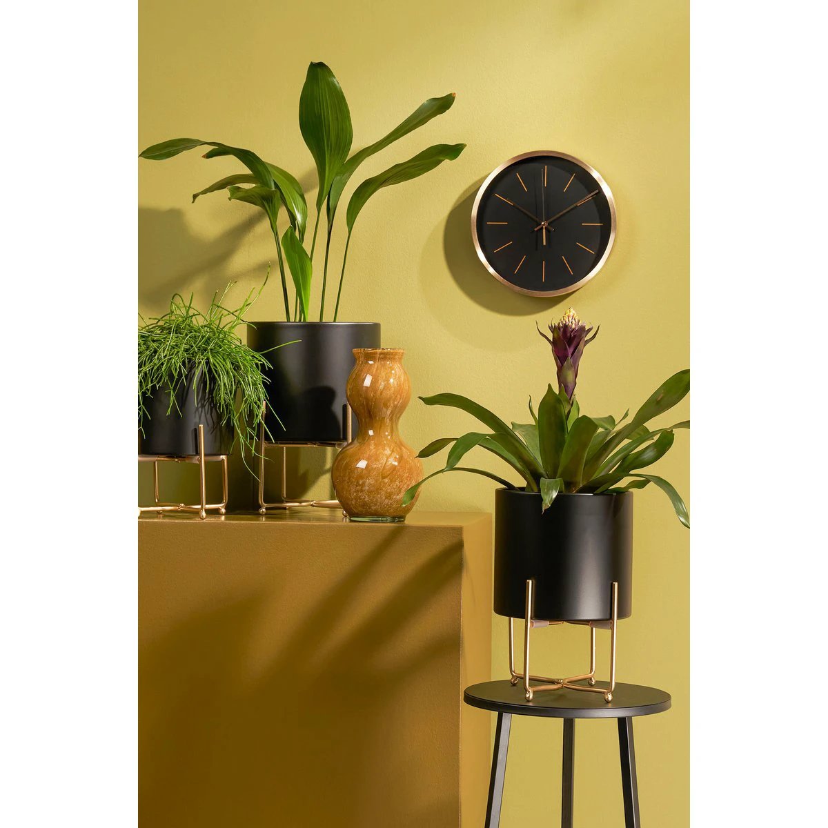 Plant stand set Aries Black by Mica Decorations