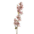 Artificial flower 95 cm pink plastic by Clayre & Eef.