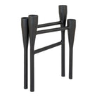 Candle Holder - Steel, Black - 15x28x21 cm by EMIRELLE
