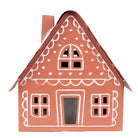 Decoration House with LED 23x18x23 cm/ 3x AAA Brown Metal by Clayre & Eef.