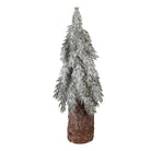 Mini Artificial Christmas Tree Ø 12x32 cm Green Wood by Clayre & Eef.