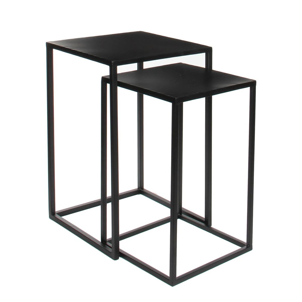 Side table set Goa Black by Mica Decorations