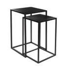 Side table set Goa Black by Mica Decorations