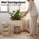 Flowerpot inside Moritz Beige by Mica Decorations
