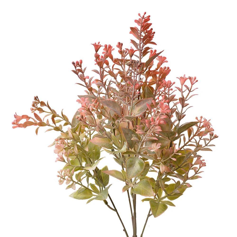 Artificial flower 42 cm Orange Plastic Artificial Plant by Clayre & Eef.