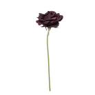 Artificial flower Rose 35 cm Purple Plastic by Clayre & Eef.