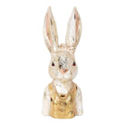 Decoration image rabbit 29 cm white plastic by Clayre & Eef.