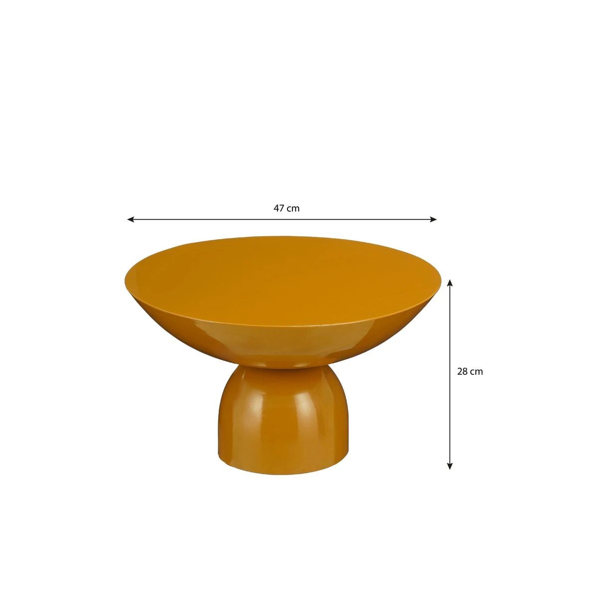 Side table Celise Brown by Mica Decorations