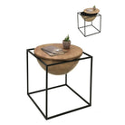Beistelltisch 53x53x55 cm von Clayre & Eef.