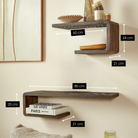 Wall shelf Dark brown by Mica Decorations