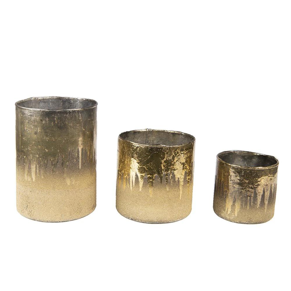 Tealight holder Ø 10x10 cm by Clayre & Eef.