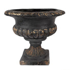Flowerpot Ø 52x47 cm Black Ceramic Flowerpot Indoor by Clayre & Eef.