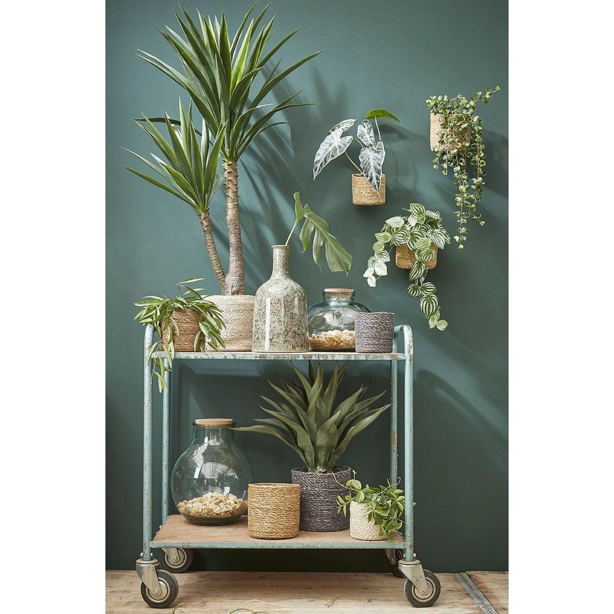 Artificial plant Yucca Green by Mica Decorations