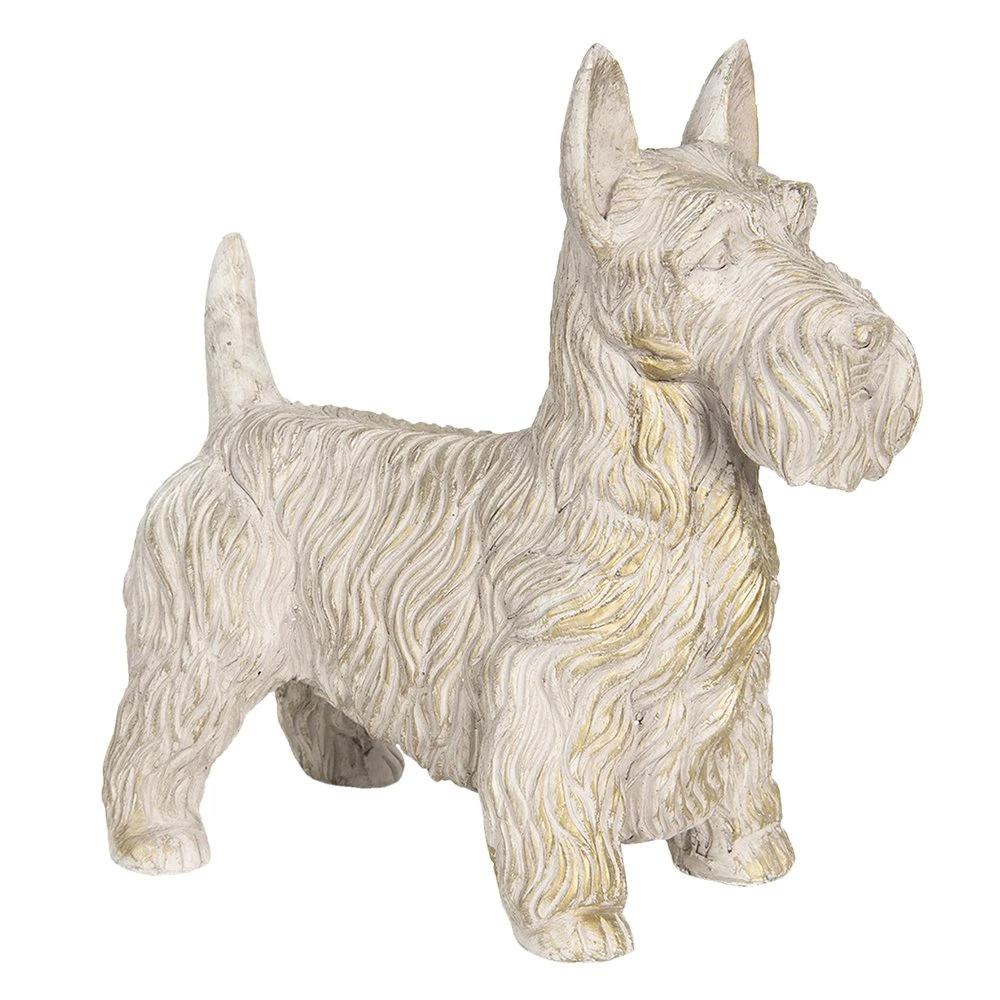 Dekorationshund 31x17x33 cm von Clayre & Eef.