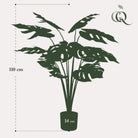 Monstera Deliciosa - artificial plant - 95 cm by Green boutiQ