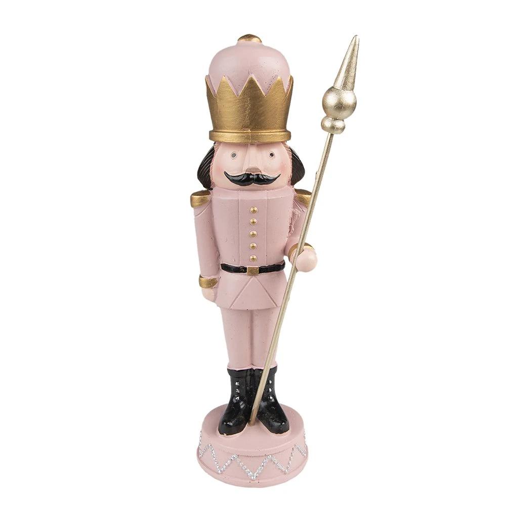 Decoration nutcracker 7x7x23 cm by Clayre & Eef.