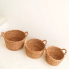 Laundry Basket | Plant Basket | Storage Basket SAMU made from Water Hyacinth (3 sizes) by Soeji