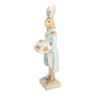 Decoration Statue Rabbit 9x10x32 cm Beige Plastic by Clayre & Eef.