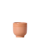 Hummingbird Home | Glasierter Blumentopf – dekorativer Keramiktopf in Cognac mit Glanz – Ø6 cm von Kolibri Company