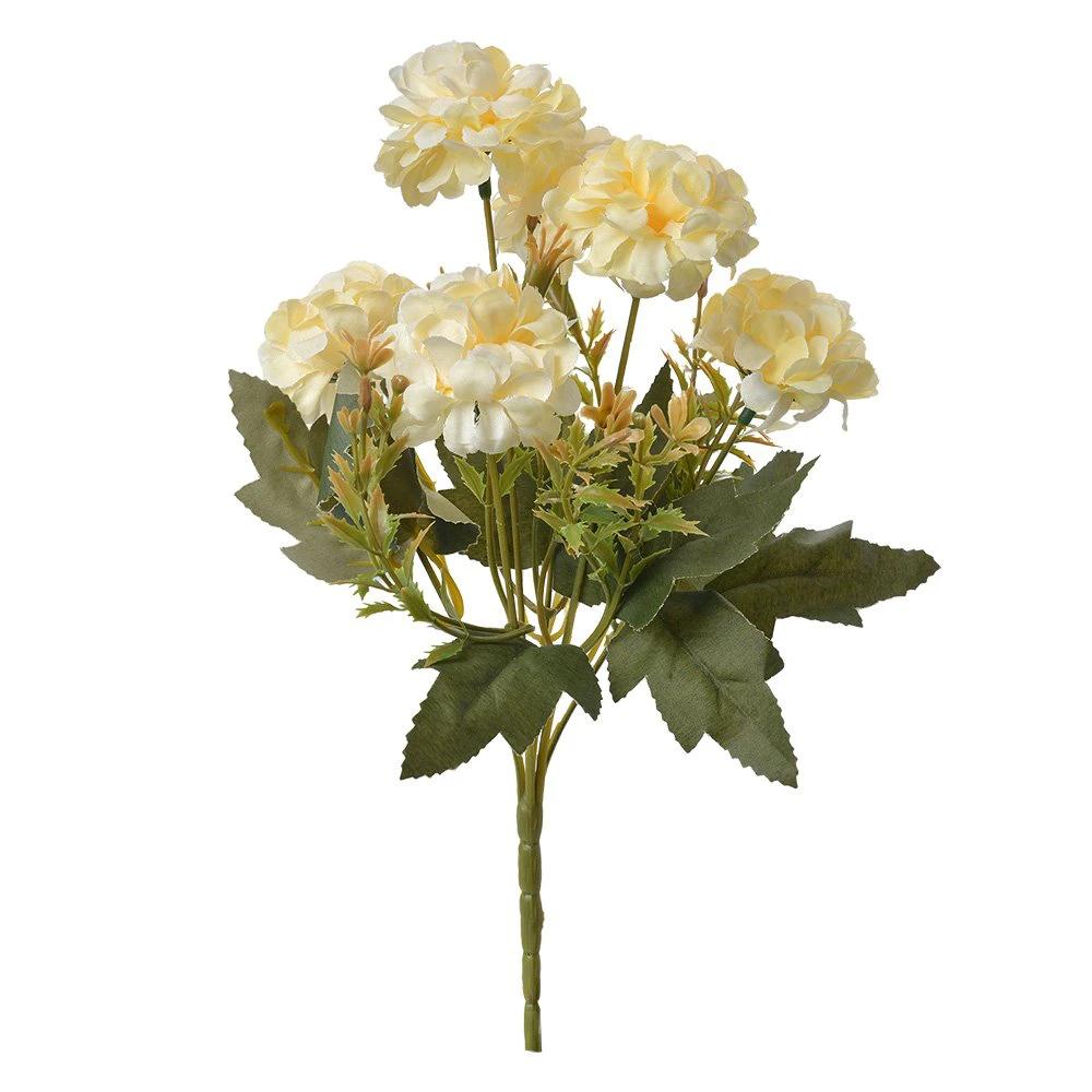 Artificial flower 30 cm Yellow Plastic by Clayre & Eef.