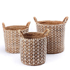 Boho Laundry Basket KERSO | Plant Basket | Storage Basket made of Banana Fibre (3 sizes) by Soeji