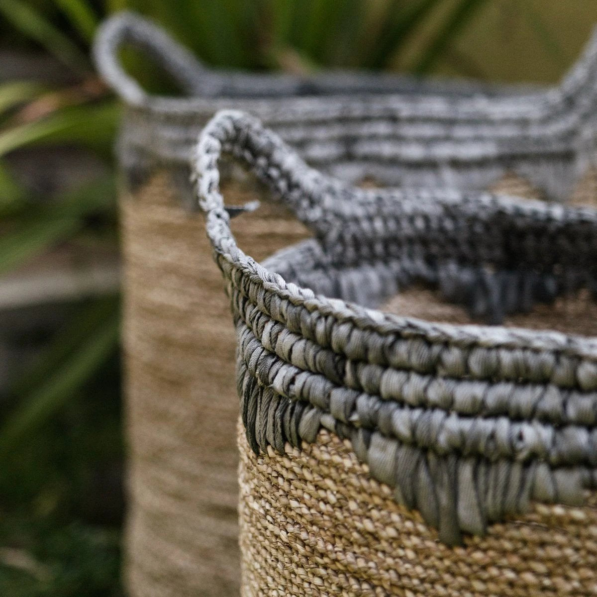 Laundry Basket NIAS | Plant Basket | Large Storage Basket made from Seagrass (2 sizes) by Soeji