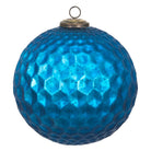 Weihnachtskugel XL Ø 25 cm Blaue Glas-Weihnachtsdekoration von Clayre & Eef.