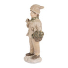 Decoration image child 9x7x18 cm beige plastic by Clayre & Eef.