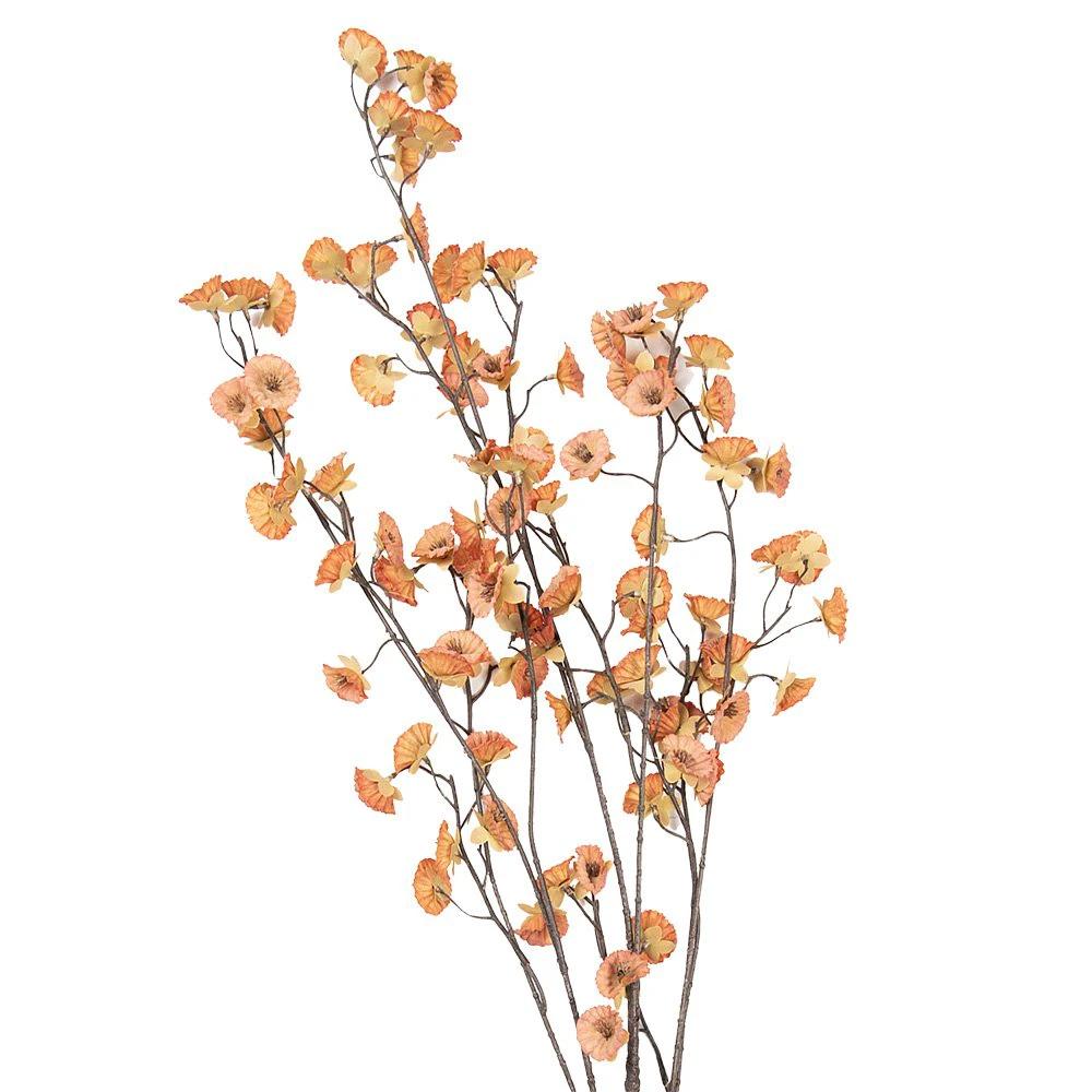 Artificial flower 135 cm Orange Plastic by Clayre & Eef.