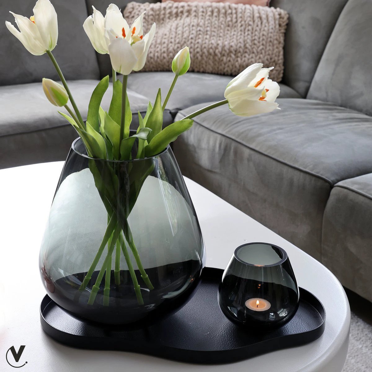 Dienblad - Bauru Black by Vase The World