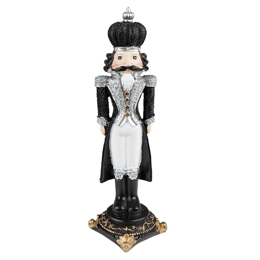 Decoration nutcracker 8x8x24 cm by Clayre & Eef.