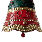 Weihnachtsdekoration Bild Glocke Ø 24x31 cm rotes Metall von Clayre & Eef.