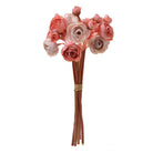 Artificial flower 27 cm Red Black Plastic by Clayre & Eef.