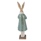 Decoration Statue Rabbit 14x11x48 cm Gold-colored Plastic by Clayre & Eef.
