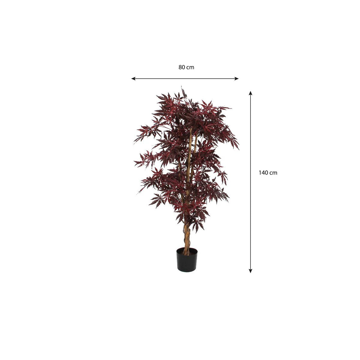 Artificial plant Maple Red by Mica Decorations