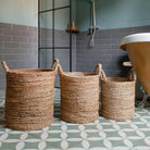 Laundry Basket SYAILENDRA | Plant Basket | Storage Basket made from Banana Fibre (3 sizes) by Soeji