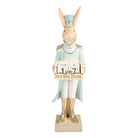 Decoration Statue Rabbit 9x10x32 cm Beige Plastic by Clayre & Eef.